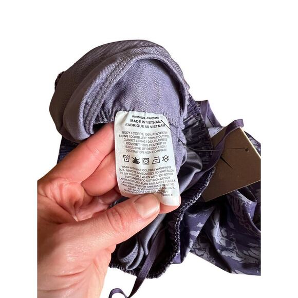 Nike Women’s One Tempo Dri-Fit Running Shorts in Purple Print, size S, NWT! - Picture 4 of 6